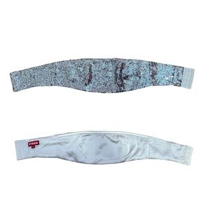 STAUD Silver Sequin Top XS